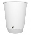 WHITE 8OZ DW PLASTIC FREE CUP - 500